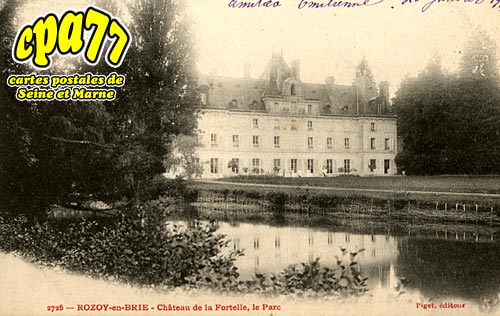 Rozay En Brie - Chteau de la Fortelle, le Parc