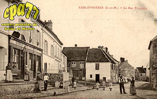 Sablonnires - La Rue Principale
