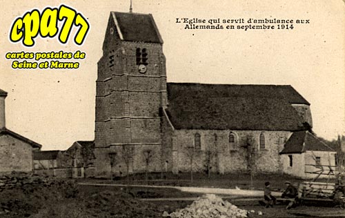 St Barthlmy - L'Eglise qui servit d'ambulance aux allemands en septembre 1914