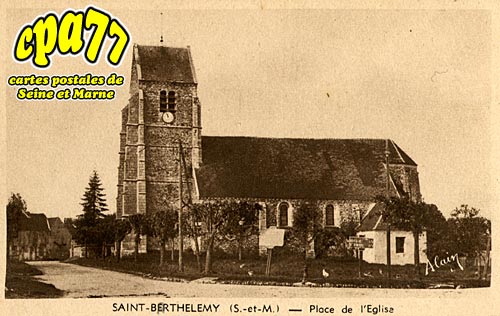 St Barthlmy - Place de l'Eglise