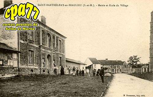 St Barthlmy - Mairie et Ecole du Village