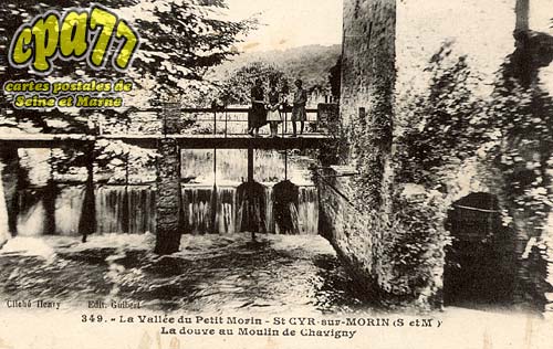 St Cyr Sur Morin - La Vallée du Petit Morin - St Cyr-sur-Morin (S.-et-M.) - La Douve au Moulin de Chavigny