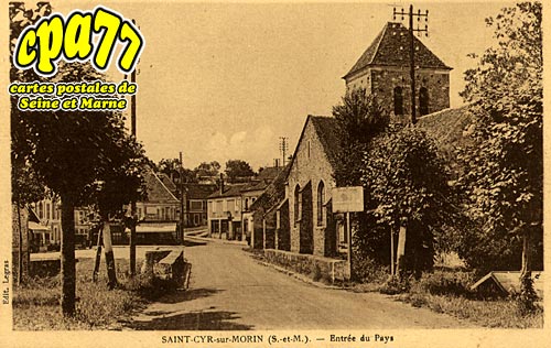 St Cyr Sur Morin - Entrée du Pays