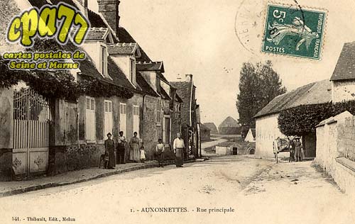 St Fargeau Ponthierry - Auxonnettes - Rue principale