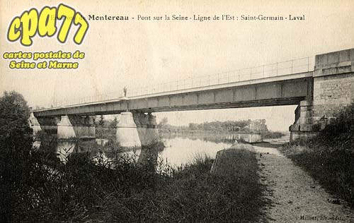 St Germain Laval - Environs de Montereau - Pont sur la Seine - Ligne de l'Est : Saint-Germain-Laval