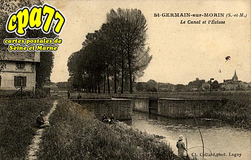 St Germain Sur Morin - Le Canal et l'Ecluse