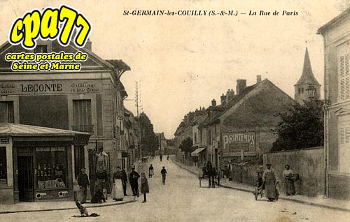 St Germain Sur Morin - La Rue de Paris