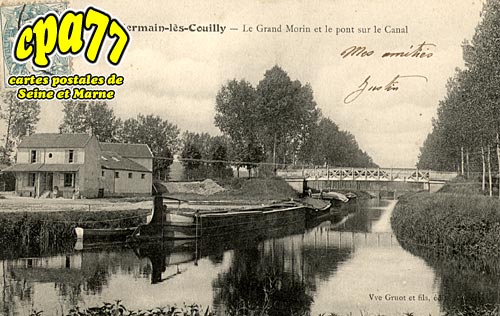 St Germain Sur Morin - Le Grand Morin et le Pont sur le Canal