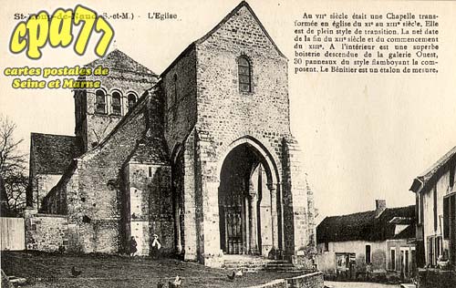 St Loup De Naud - L'Eglise