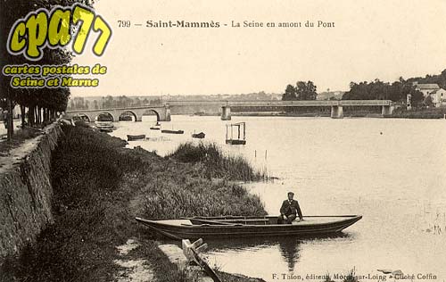 St Mamms - La Seine amont du Pont