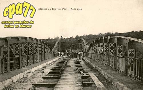 St Mamms - Intrieur du Nouveau Pont - Aot 1909