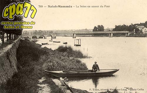 St Mamms - La Seine en amont du Pont