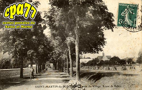 St Martin Du Boschet - Entre du Village - Route de Balein