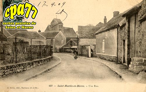 St Martin En Bire - Une Rue (en l'tat)