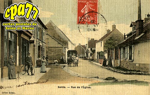 Saints - Rue de l'Eglise