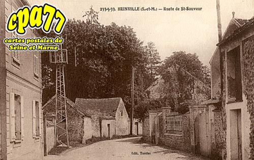 St Sauveur Sur cole - Brinville - Route de St-Sauveur