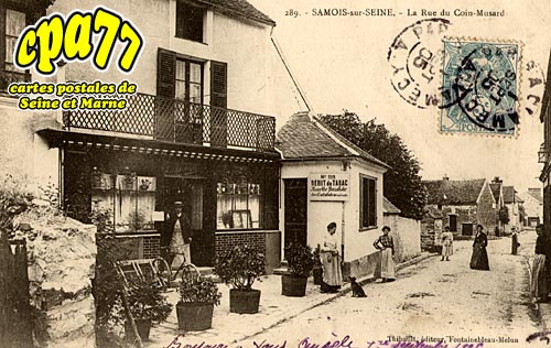 Samois Sur Seine - La Rue du Coin Musard