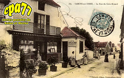 Samois Sur Seine - La Rue du Coin-Musard