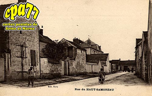 Samoreau - Rue du Haut-Samoreau