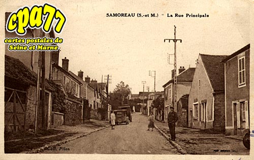 Samoreau - La Rue Principale