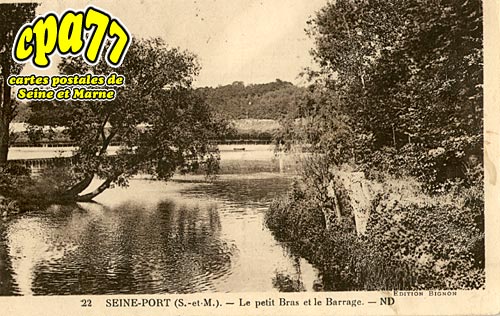 Seine Port - Le Petit Bras et le Barrage