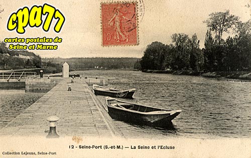 Seine Port - La Seine et l'Ecluse