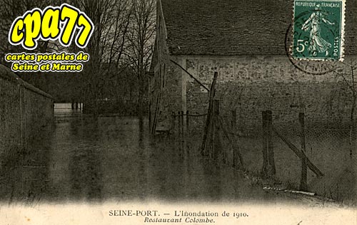 Seine Port - L'Inondation de 1910 - Restaurant Colombe