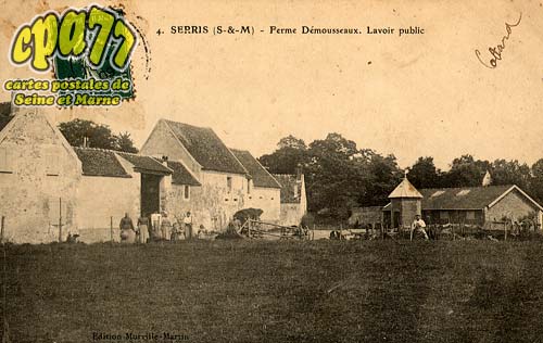 Serris - Ferme Dmousseaux - Lavoir public