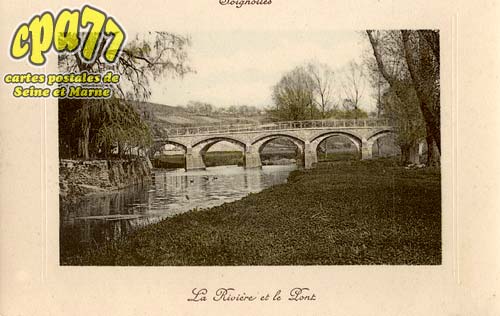 Soignolles En Brie - La Rivire et le Pont