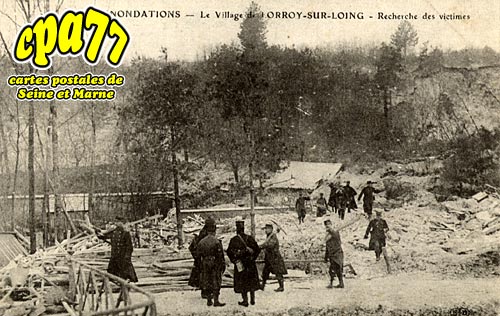 Souppes Sur Loing - Inondations - Le Village de Lorroy - Recherche des victimes