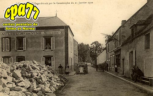 Souppes Sur Loing - Lorroy - Village dtruit par la Catastrophe du 21 Janvier 1910