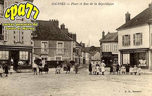 Souppes Sur Loing - Place et Rue de la Rpublique