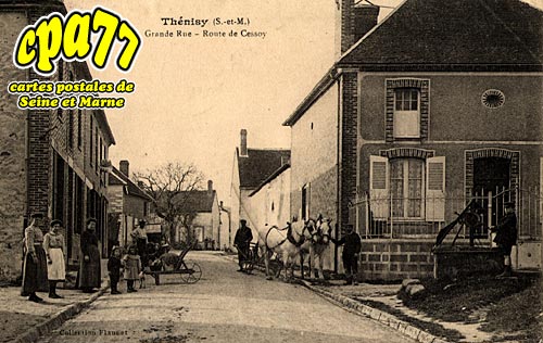 Thnisy - Grande rue - Route de Cessoy