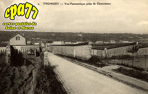 Thomery - Vue panoramique prise de Chantoiseau