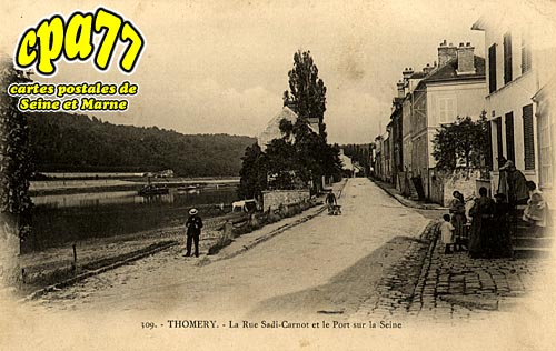 Thomery - La Rue Sadi-Carnot