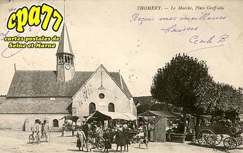 Thomery - Le March, Place Greffulbe