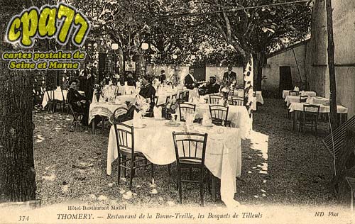 Thomery - Restaurant de la Bonne-Treille,les Bosquets de Tilleuls