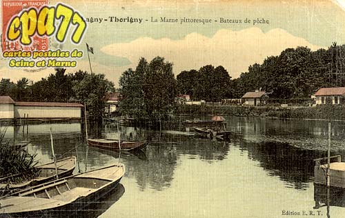 Thorigny Sur Marne - Lagny-Thorigny - La Marne pittoresque -Bateaux de pche