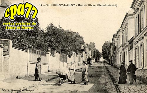 Thorigny Sur Marne - Rue de Claye, Blanchisseuses