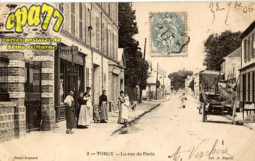 Torcy - La rue de Paris
