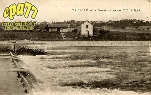 Trilport - Le Barrage et vue sur Fublaines