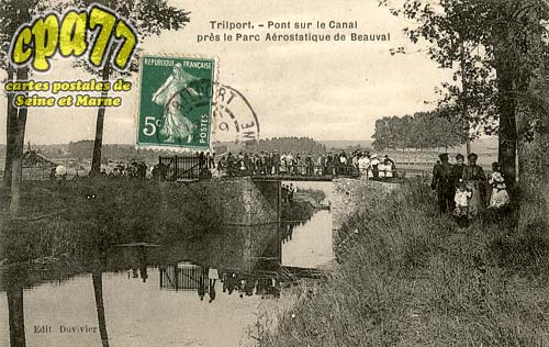 Trilport - Pont sur le Canal prs le Parc Arostatique de Beauval