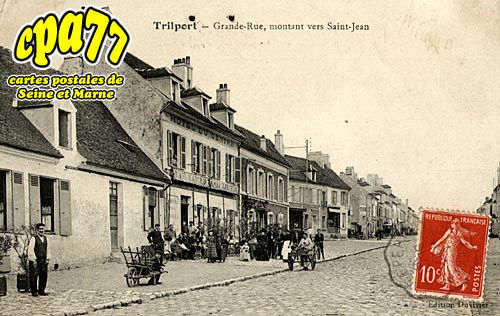 Trilport - Grande-Rue, montant vers Saint-Jean