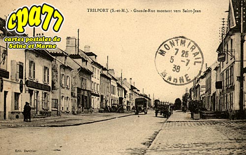 Trilport - Grande-Rue montant vers Saint-Jean