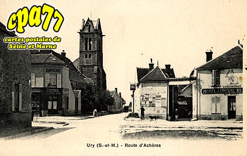 Ury - Route d'Achres