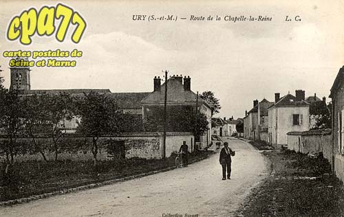 Ury - Route de la Chapelle-la-Reine