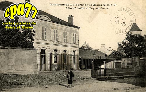 Ussy Sur Marne - Ecole et Mairie