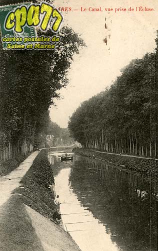 Vaires Sur Marne - Le Canal, vue prise de l'Ecluse