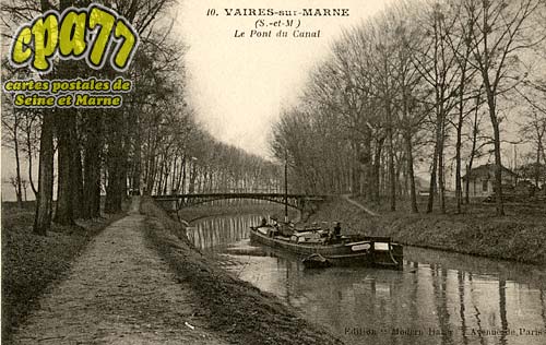 Vaires Sur Marne - Le Pont du Canal