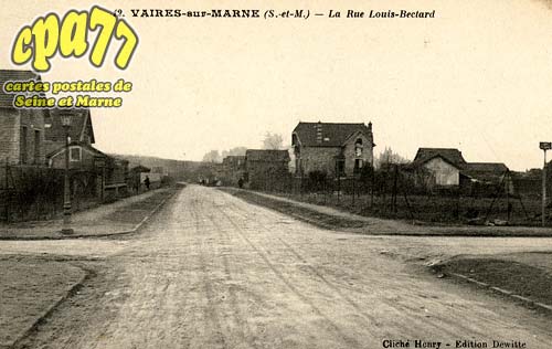 Vaires Sur Marne - La Rue Louis-Bectard